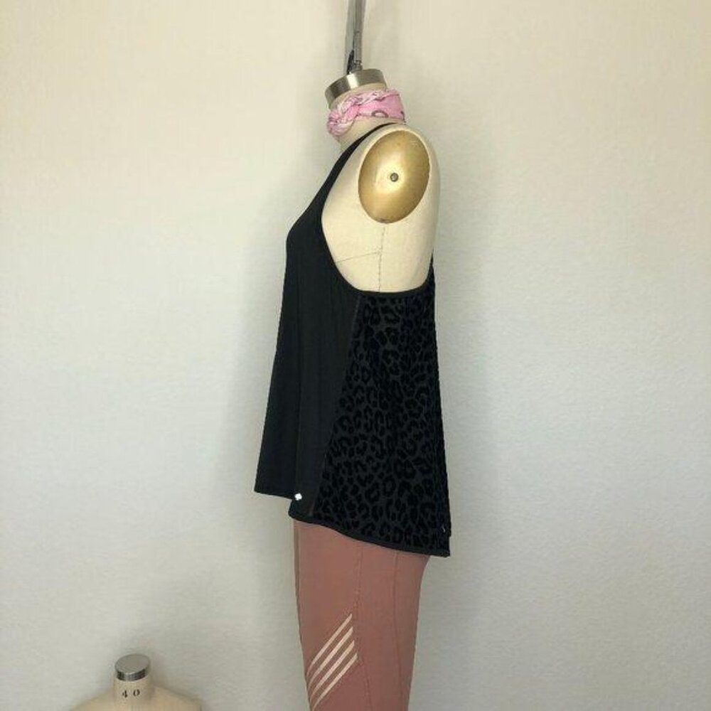 Kate Spade Leopard Print Mesh Tank Active Racerbac - Picture 5 of 6